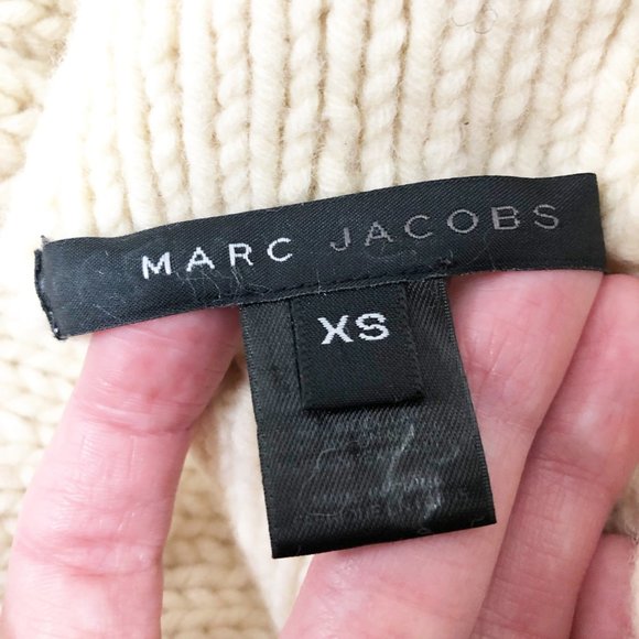 Stunning Designer Marc Jacobs Wool Nordic Fair Isle Cable Knit Fisherman Sweater - Picture 3 of 7